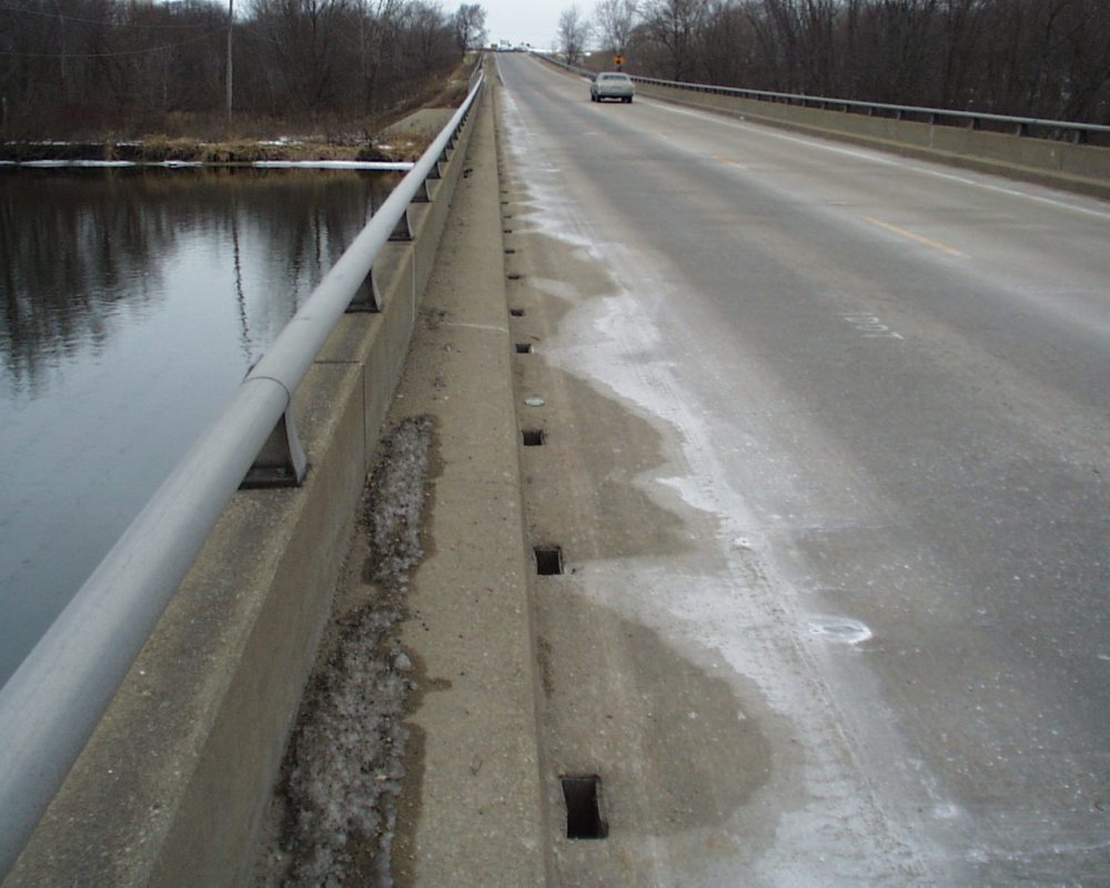 Most road salts eventually end up as runoff into local waterways. (Source)