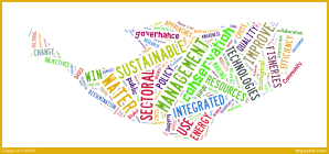 Word cloud from a discussion on "win-win" scenarios for inland fish and fisheries.