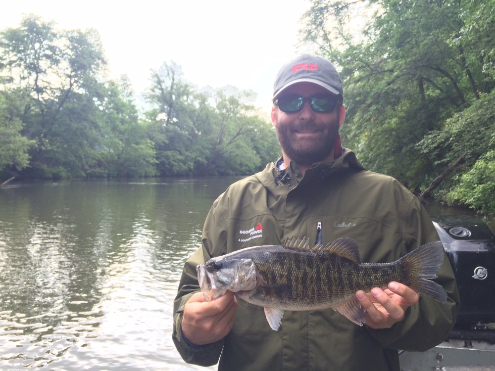 Shoal bass are a keystone species for conservation in Georgia; part at-risk endemic, part gamefish, and highly mobile, it brings together a diverse set of stakeholders (photo credit: Andrew Taylor)